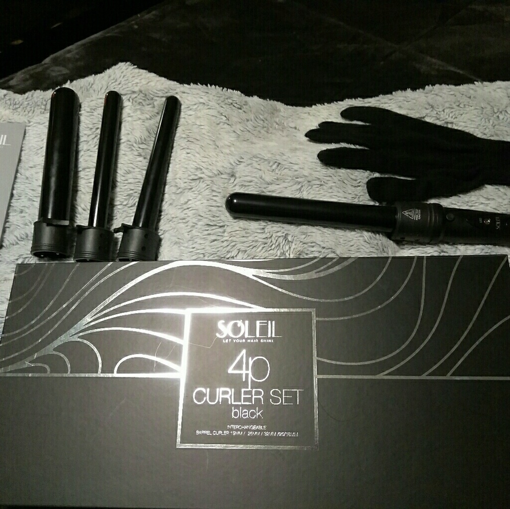 4 piece curling wand set